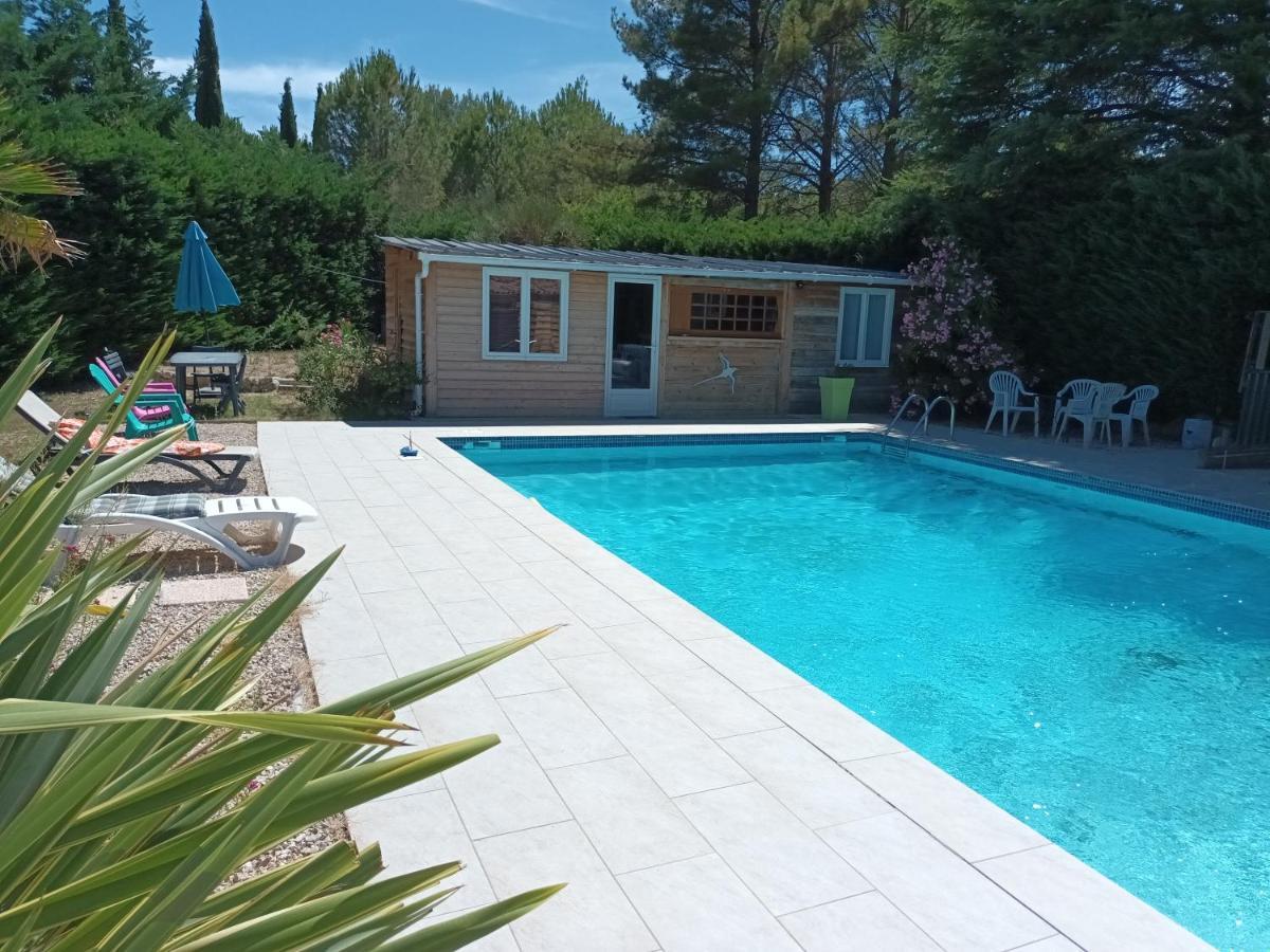 Chalet Banane Devant Piscine, A 6Km Du Festival De Piano De La Roque D'Antheron Rognes Екстериор снимка