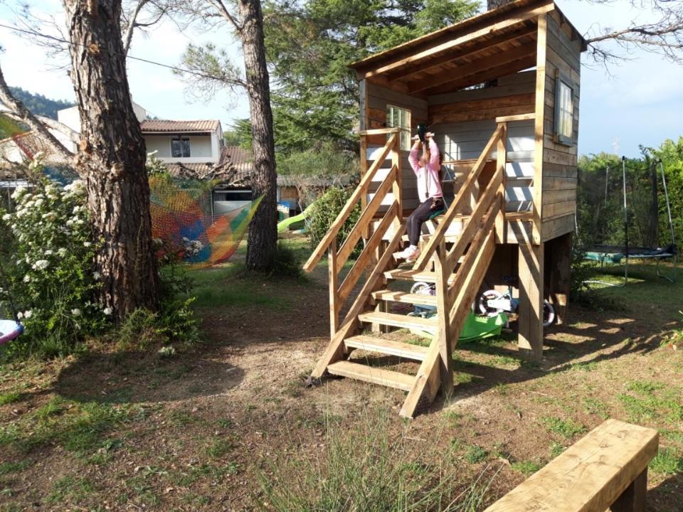 Chalet Banane Devant Piscine, A 6Km Du Festival De Piano De La Roque D'Antheron Rognes Екстериор снимка
